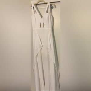 BCBGMaxAzria White High Low Dress